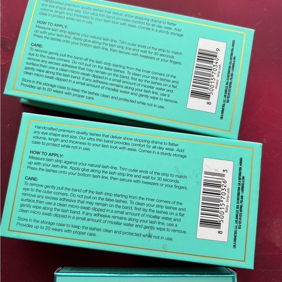 🆕 Lashbox LA Faux mink 3D Tease Lash Strips / 2 new boxes and new LBLA glue - Picture 4 of 10